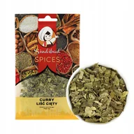 Przyprawy i zioła sypkie - LIŚCIE CURRY LEAVES SUSZONE CIĘTE INDYJSKIE 10 G SINDIBAD SPICES - miniaturka - grafika 1