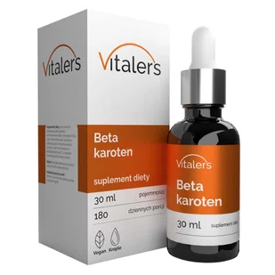 Vitaler's Beta karoten - 30 ml - Suplementy naturalne - miniaturka - grafika 1
