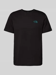 T-shirt z nadrukiem z logo - Koszulki męskie - miniaturka - grafika 1