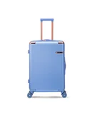 Nerki - Semi Line Walizka średnia T5915-4 Niebieski - miniaturka - grafika 1
