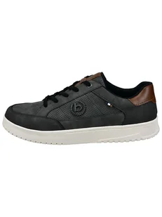Bugatti Sneakersy w kolorze antracytowym - Trampki męskie - miniaturka - grafika 1