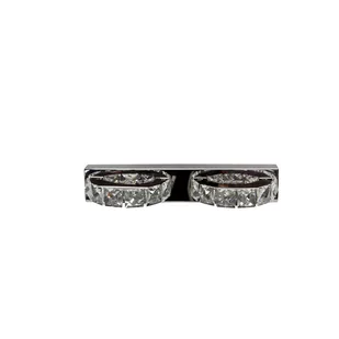 Candellux SHIPI KINKIET 2X3W LED KRYSZTAŁKI STAL NIERDZEWNA 22-45300 - Lampy ścienne - miniaturka - grafika 1