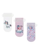 Skarpetki dla dzieci - Peppa Pig Skarpety ACCCS-SS25-205PP(3-PACK) Biały - miniaturka - grafika 1