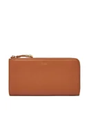 Portfele - Furla Duży Portfel Damski Goccia L Zip Around WP00471 BX3036 KH RY000 Brązowy - miniaturka - grafika 1