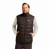 Kamizelki męskie - Męska kamizelka puchowa Jack Wolfskin ATHER DOWN VEST M RDS peat - S - miniaturka - grafika 1