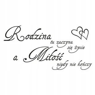 Napis na ścianę naklejka cytat - Rodzina... 245, 200x100 cm - Naklejki na ścianę Napis na ścianę naklejka cytat - Rodzina... 245, 200x100 cm - Naklejki na ścianę - miniaturka - grafika 1