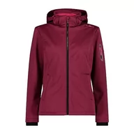 Kurtki damskie - CMP damska kurtka Softshell melanżowa z odpinanym kapturem, Anemone Mel, 46 - miniaturka - grafika 1