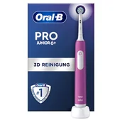 Szczoteczki do zębów - Szczoteczka Oral-B Pro Junior 6+ Fioletowa - miniaturka - grafika 1