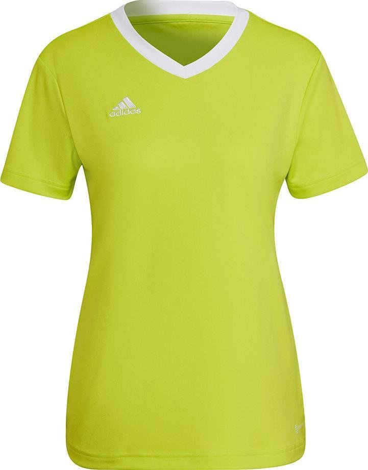 Adidas Koszulka damska adidas Entrada 22 Jsy limonkowa HC5080 : Rozmiar - XS