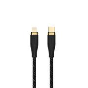 Kable USB - Devia Kabel Star USB-C - Lightning 1,5 m 3A czarny - miniaturka - grafika 1