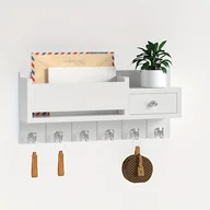 Inne - TEMU [Codzienna wygoda] Drewniany uchwyt na klucze z szufladą, nowoczesny organizer do domu, do salonu, sypialni lub gabinetu - łatwa instalacja, - miniaturka - grafika 1