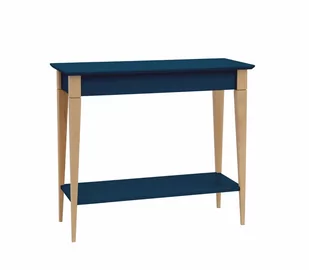 Konsola MIMO z Półką 105x35cm - Petrol Blue - Konsole i sekretarzyki - miniaturka - grafika 1