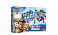 Gry planszowe - Gra Warcaby I Młynek Psi Patrol Trefl 02798 - miniaturka - grafika 1