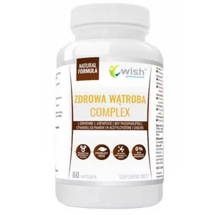 Wish Zdrowa Wątroba Complex 60caps - Witaminy i minerały dla sportowców - miniaturka - grafika 1