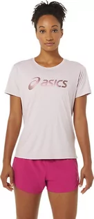 Koszulki i topy damskie - Asics Koszulka damska Sakura Asics Top Barely rose r.L - grafika 1