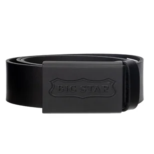 Pasek Męski Big Star skórzany HH674146 Czarny 115 - Paski - miniaturka - grafika 1