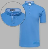 Szaty liturgiczne - Koszula kapłańska POLO z koloratką - krótki rękaw, różne kolory - miniaturka - grafika 1