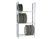 Szafy i regały magazynowe - Regał Warsztatowy Na Opony 140 X 45 X 240 Cm - miniaturka - grafika 1