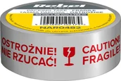 Akcesoria do pakowania - Taśma pakowa OSTROŻNIE SZKŁO REBEL (50mic x 48 mm x 132 m) - miniaturka - grafika 1