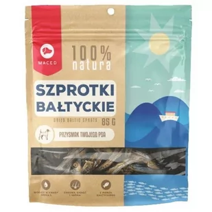 MACED Przysmak dla psa Szprotka bałtycka suszona 85g - Przysmaki dla psów - miniaturka - grafika 1