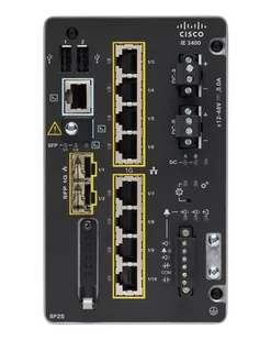 Switch Cisco IE-3400-8P2S-A - Switche - miniaturka - grafika 1