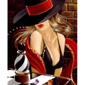 Malowanie po numerach - Diamentowa mozaika. Akt kobieta 1006334 - Norimpex - miniaturka - grafika 1