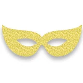 Dodatki do strojów karnawałowych - GoDan Maska, "Wenecka na oczy", złota, rozmiar uniwersalny, 6 sztuk - miniaturka - grafika 1