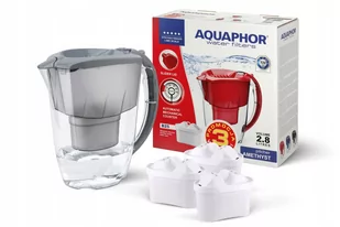 Aquaphor Amethyst 2,8L Szary - Dzbanki filtrujące - miniaturka - grafika 2