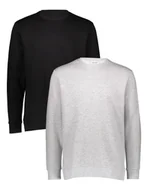 Bluzy męskie - ONLY & SONS Bluzy (2 szt.) w kolorze czarnym i szarym - miniaturka - grafika 1