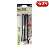 Tuning komputera - akcesoria - Nite Ize Organizer Nite Ize Zestaw linek Gear Tie Original 12 gumowy czarny 2 sztuki GT12-2PK-01 - miniaturka - grafika 1