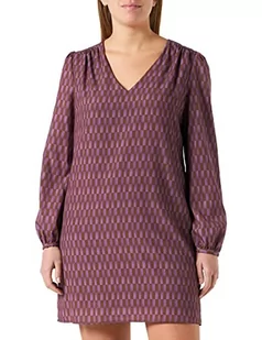 Sisley Damska sukienka 4C2GLV02M, wielokolorowa, fioletowa 73R, 44 - Sukienki - miniaturka - grafika 1