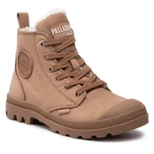 Botki damskie - Trapery Palladium Pampa Hi Zip Wl 95982-254-M Brązowy - miniaturka - grafika 1