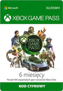 Microsoft Game Pass subskrypcja 6 miesięcy (S3T-00004) - Kody i doładowania cyfrowe - miniaturka - grafika 1