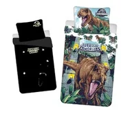 Pościel dla dzieci - Jerry Fabrics Pościel świecąca w ciemności 140x200 Dinozaur Jurassic World Roar bawełniana poszewka 70x90 - miniaturka - grafika 1