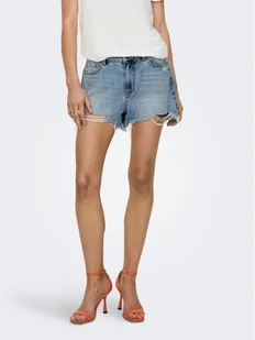 ONLY Szorty jeansowe Pacy 15256232 Niebieski Regular Fit - Spodenki damskie - miniaturka - grafika 1