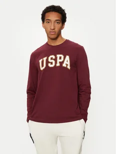 U.S. Polo Assn. Longsleeve MUP2184 Czerwony Regular Fit - Bluzy męskie - miniaturka - grafika 1
