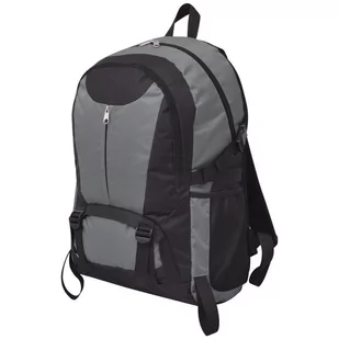 vidaXL vidaXL Plecak turystyczny 40 L czarny i szary - Plecaki - miniaturka - grafika 5