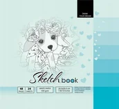 Przybory szkolne - Szkicownik 200x200/48K 100g TW FRESH Nowa - miniaturka - grafika 1