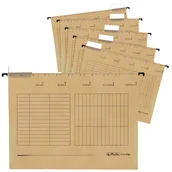 Teczki i skoroszyty - Teczka zawieszana A4 kartonowa 5 sztuk HERLITZ - miniaturka - grafika 1