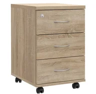 Szafki biurowe - Elior Kontenerek Biurowy Z Szufladami Na Klucz Dąb Sonoma M3-H53 - miniaturka - grafika 1