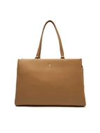 Torebki damskie - Tommy Hilfiger Torebka Th Legacy Tote AW0AW17197 Brązowy - miniaturka - grafika 1