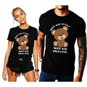 Koszulki i topy damskie - KOSZULKI DLA PAR WEŹ NIE PYTAJ WEŹ SIĘ PRZYTUL MIŚ PREZENT WALENTYNKI XXL - miniaturka - grafika 1