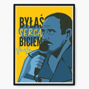 Plakat: Byłaś serca biciem - Obrazy i zdjęcia na płótnie - miniaturka - grafika 1