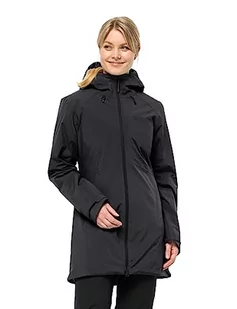 Jack Wolfskin Damska kurtka Heidelstein Ins, czarna, XL - Kurtki damskie - miniaturka - grafika 1