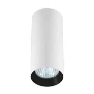 Light Prestige Manacor H17 lampa sufitowa 1-punktowa biało-czarna LP-232/1D - 170 czarne LP-232/1D - 170 czarne - Oprawy, klosze i abażury - miniaturka - grafika 1