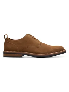 Clarks Skórzane trzewiki "Aldwin" w kolorze jasnobrązowym - Półbuty męskie - miniaturka - grafika 1