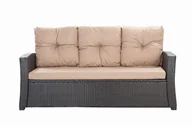 Poduszki ogrodowe - Poduszki na sofę, beżowe, 168x52x7+ 3*50x56cm, poduszki na meble ogrodowe - miniaturka - grafika 1