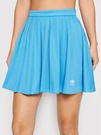 Spódnice - Adidas Spódnica plisowana HC2065 Niebieski Regular Fit - miniaturka - grafika 1