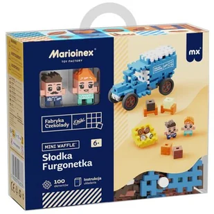 Mini Waffle Wedel 100el Słodka furgonetka - Klocki - miniaturka - grafika 1