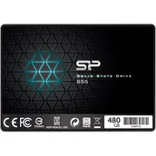 Dyski SSD - Silicon Power Slim S55 480GB SP480GBSS3S55S25 - miniaturka - grafika 1